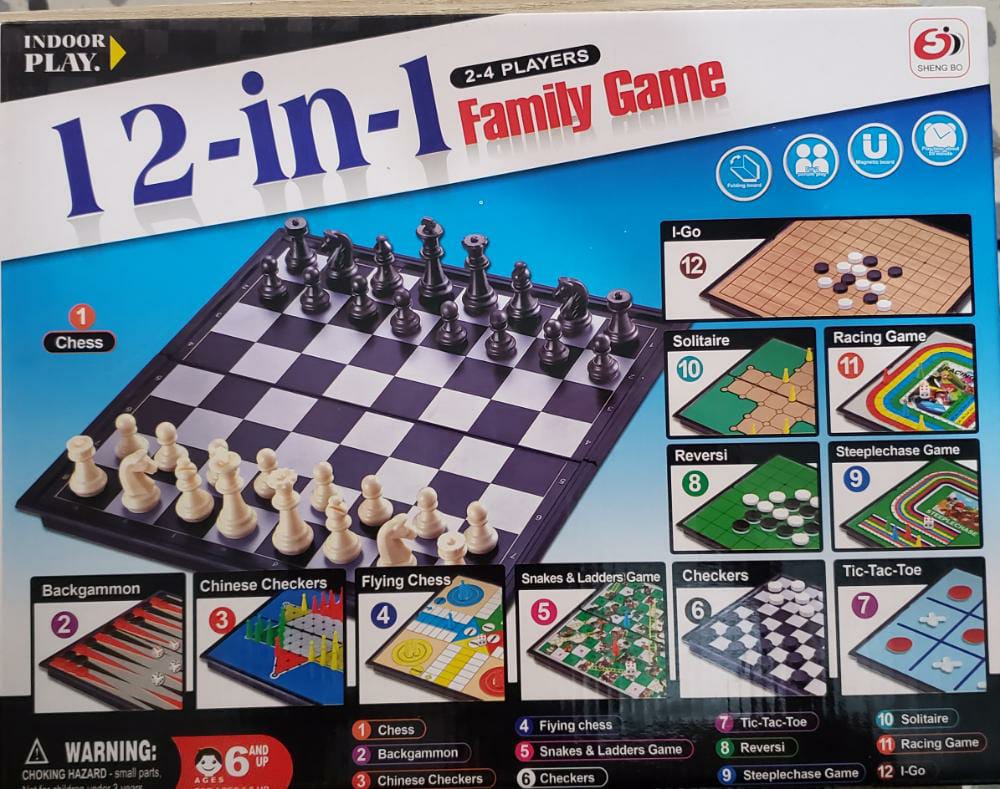 12 en 1 Juego de Mesa